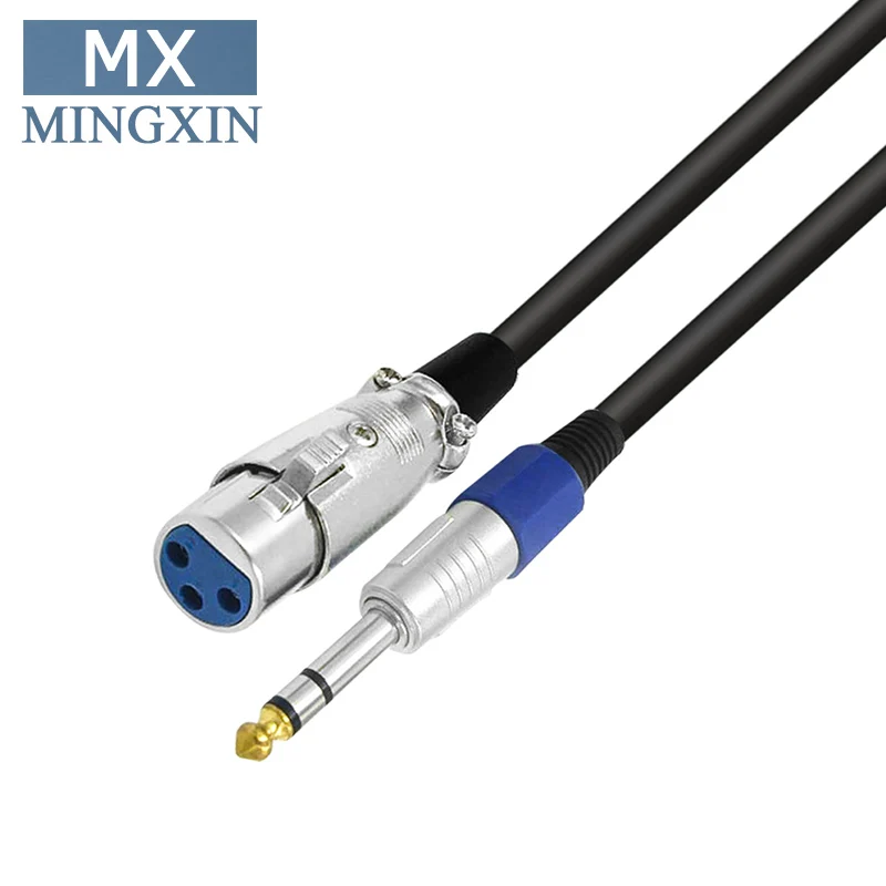 2 м/6 5 фута Микрофон XLR штекер к разъему 6 35/мм аудио кабель усилитель микшер |