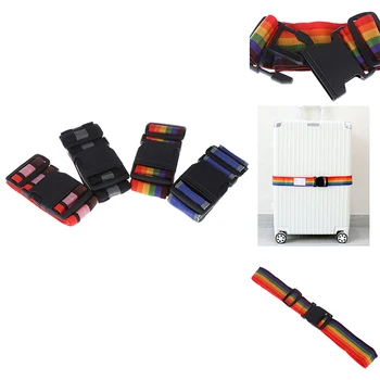 

1pcs Luggage Strap Cross Belt Packing Adjustable Travel Suitcase Nylon Lock Buckle Strap Baggage Belts Camping Bag Accessories