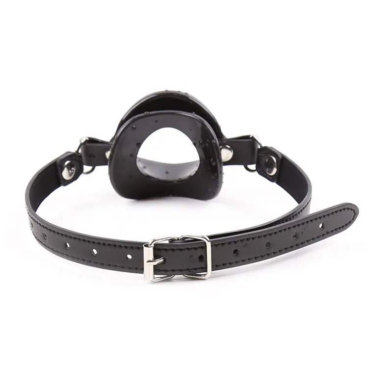 Mouth Gag Open Ball O-shaped Soft Silicone Mouth Plug Oral Slave Fetish Bondage Restraints Slave Sex Toys_voghion.com