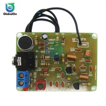 DC 3-6V FM Transmitter Module 88-108MHz FM Frequency Modulation Wireless Microphone Module Transmitter Board DIY Parts fm micro smd radio diy kit frequency modulation electronic production training