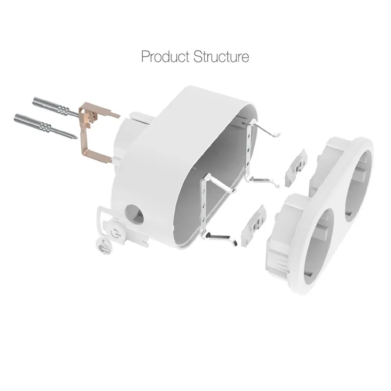 DIGOO DG-SP202 3720 Вт двойной штепсельной вилки ЕС умная розетка Wi-Fi индивидуальное управление lable монитор энергии дистанционное управление выход синхронизации