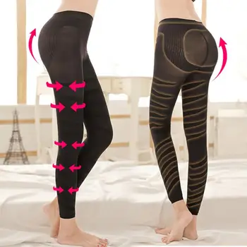 

Stovepipe pants Plus Size Segmentation Pressure Body Shaping Pants Abdomen Pants large elasticity body legs shaping Pants