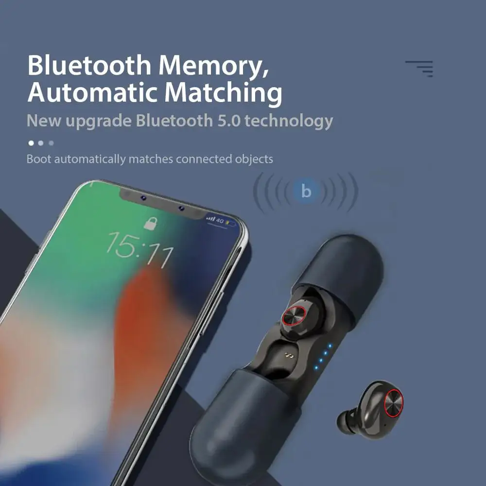 TWS V8 мини bluetooth-гарнитура наушники с зарядной камерой без задержки HD вызов беспроводная гарнитура для iPhone xiaomi huawei BT 5,0