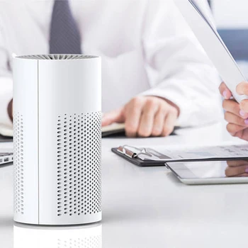 

Uab Mini Air Purifier Hepa Filter Desktop Air Cleaner For Home Work Office For Allergies Smoke Dust Pollen Pet Dander