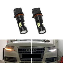 Ampoules LED blanches au xénon P13W Canbus sans erreur, 2 pièces, pour Audi A4 B8 non fl (2008 – 2012), feux de jour DRL 