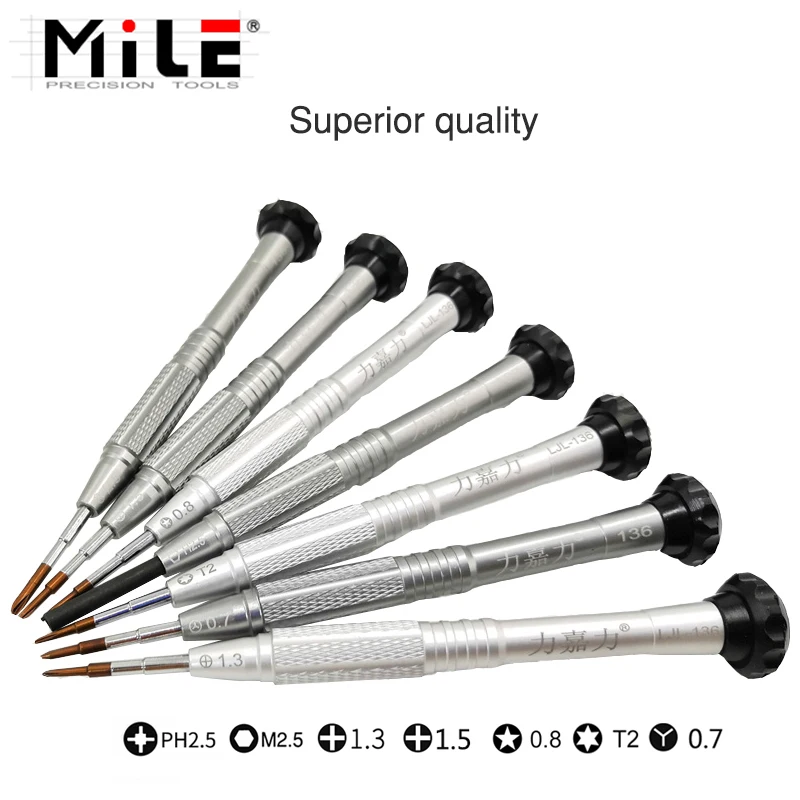 Миля высокое качество отвертка для iPhone5 11Pro/Макс ремонт с отверстием разборки