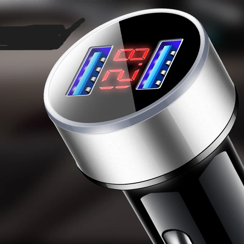 Универсальное автомобильное зарядное устройство с двумя портами USB для Mini One Cooper