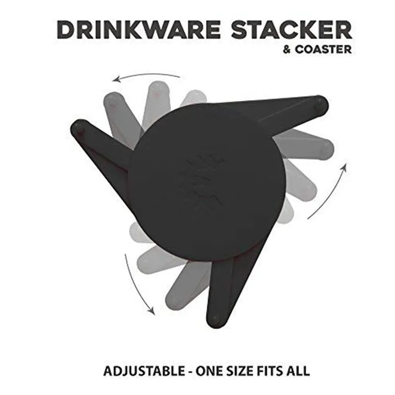 Adjustment Telescopic Cup Holder Rack Stackable Coffee Mug Stacker