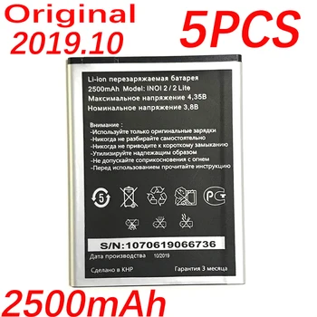 

Wisecoco 2500mAh 5PCS Battery for INOI 2 Lite INOI2 Lite Phone In Stock Latest Production High Quality Battery+Tracking Number