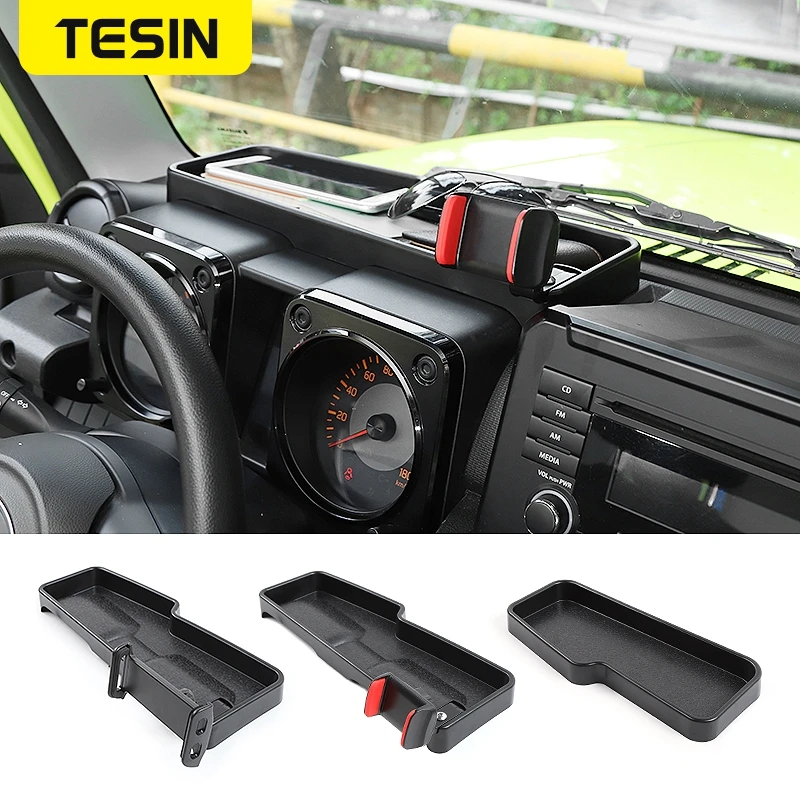 

Car For Suzuki Jimny 2019 2020 Center Console Phone Holder iPad Stand Mounting Bracket Storage Box Car Interior Accessories