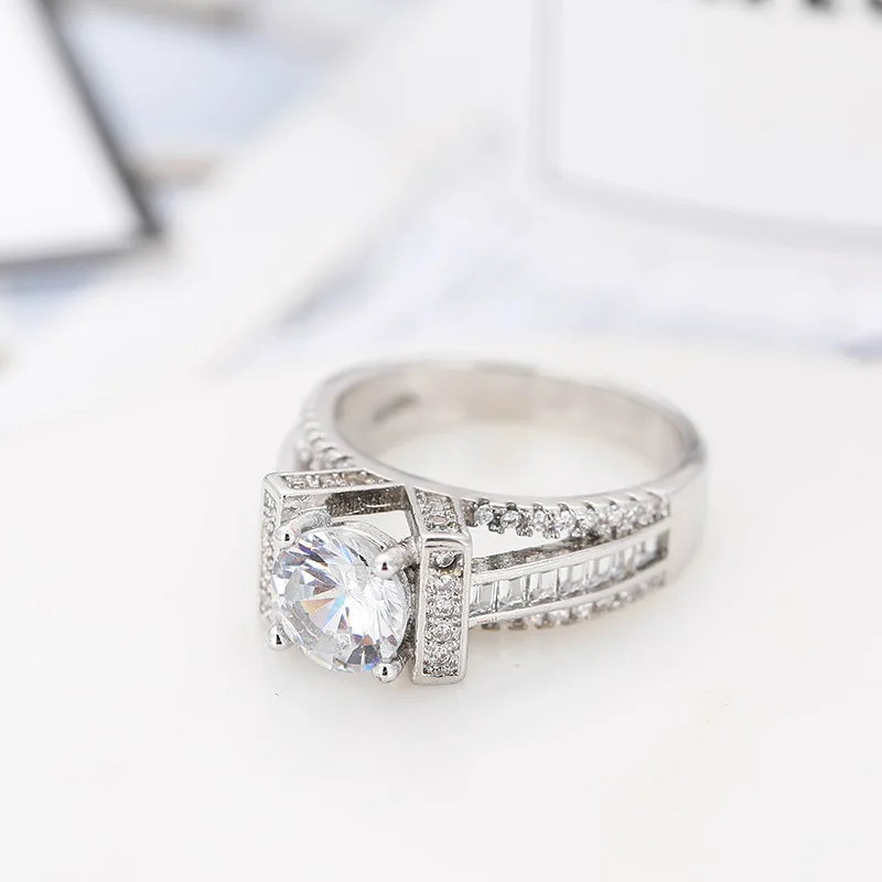 Роскошные геометрические РЕТРО кольца для женщин обручальные Anillos Crystal Bague Femme Anel