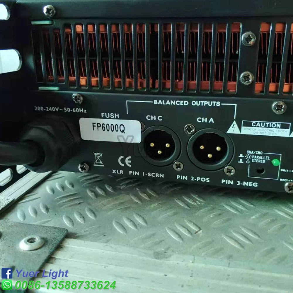 4 канальный линейный усилитель FP6000Q конденсатор WIMA профессиональный звука для