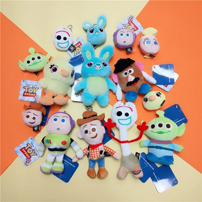 Toy Story 4 Toys Forky Bunny Alien Buzz Lightyear Soft Plush Stuffed Toys Doll Cartoon Anime Figure Toys Kids Birthday Gift