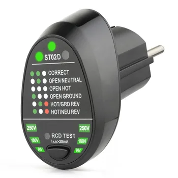 

Advanced Electric Socket Tester Neutral Live Earth Wire Detector UK Plug Socket Tester Leakage Switch Instrument