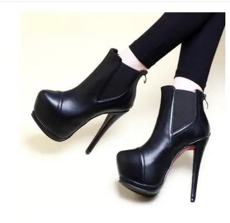 

Lolita Boots Clogs Platform Shoes Booties Ladies Lace Up Luxury Designer Winter Women Round Toe Bootee Woman 2019 Ankle High
