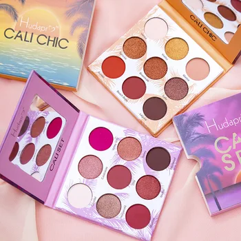 

9 Colors Facial Makeup Natural Glitter Eyeshadow Palette Shimmer Highlighter Contour Repair Cosmetic Makeup Pallete Eye Shadow