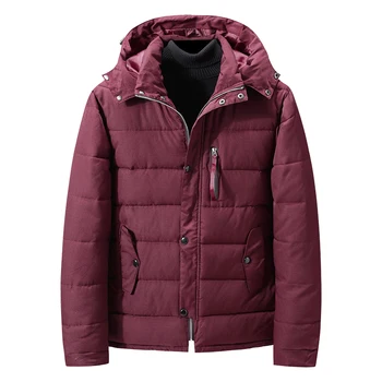

men fashion jackets hooded pockets winter plus size big 3XL 8XL 9XL man Windbreaker Windproof oversize winter coat loose jacket