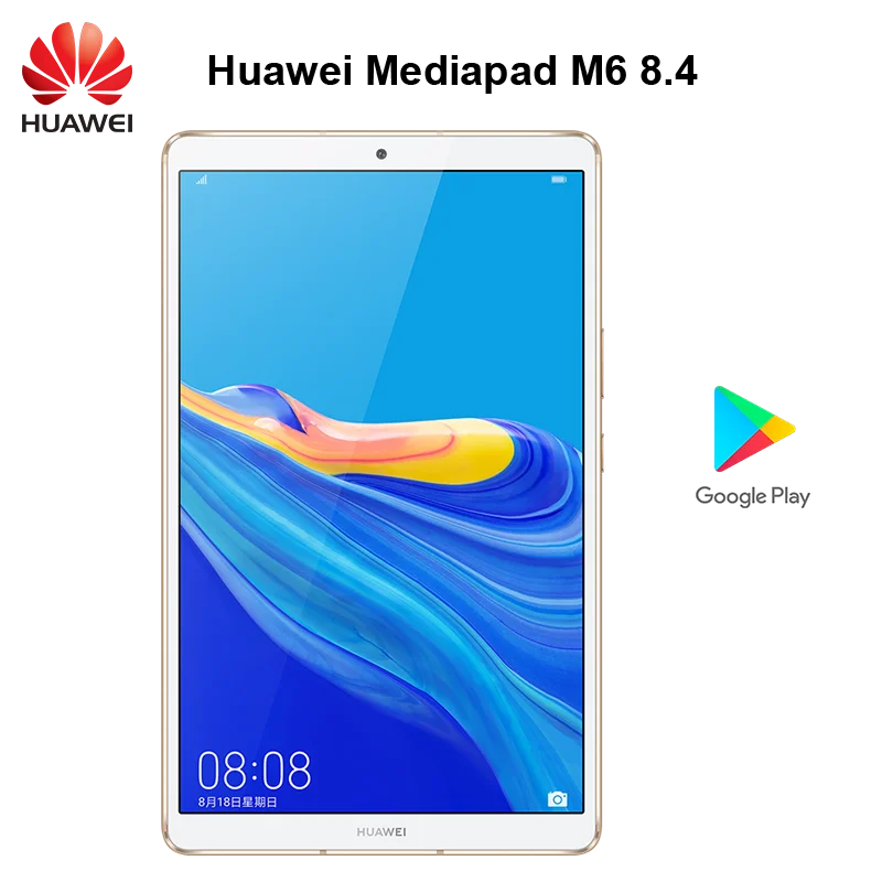 Планшет huawei Mediapad M6 8,4 дюймов Google Play Kirin 980 Восьмиядерный Android 9,0 ips экран 2560x1600 type-C две камеры