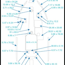 Moomba Craz Cockpit Pad лодка EVA Тиковый настил 1/" 6 мм