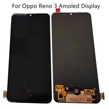 

For 6.4" OPPO Reno3 Amoled LCD Display+Touch Digitizer Screen Assembly For OPPO Reno 3 Reno3 Display Replacement Repair Parts