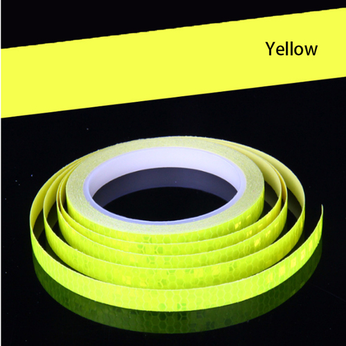 Bike Reflective Stickers Cycling Fluorescent Reflective Tape MTB Bicycle Adhesive Tape Safety Decor Sticker Accessories
