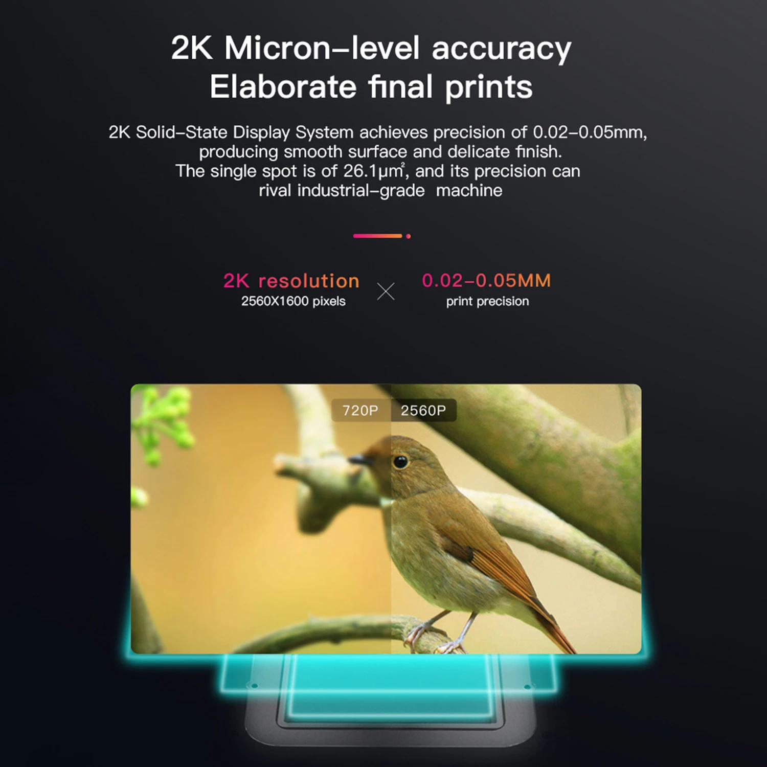3D принтер Creality с УФ смолой ЖК фотоотверждение сенсорным экраном 3 5 дюйма
