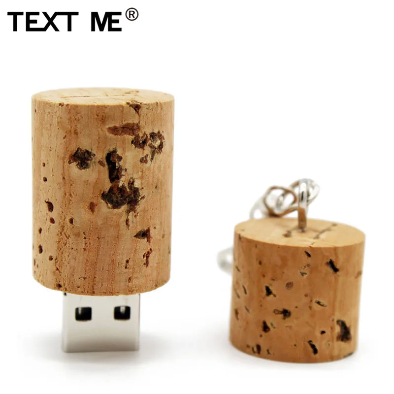 TEXT ME натуральный пробковый деревянный 64 Гб usb флеш накопитель 4 ГБ 8 16 32 usb2.0|USB