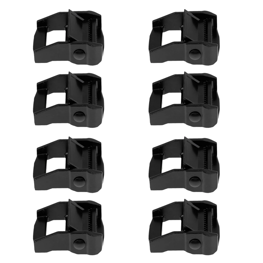 8Pcs Kayak Webbing Buckle Scuba Diving Snorkeling Cam Buckle Webbing 38mm