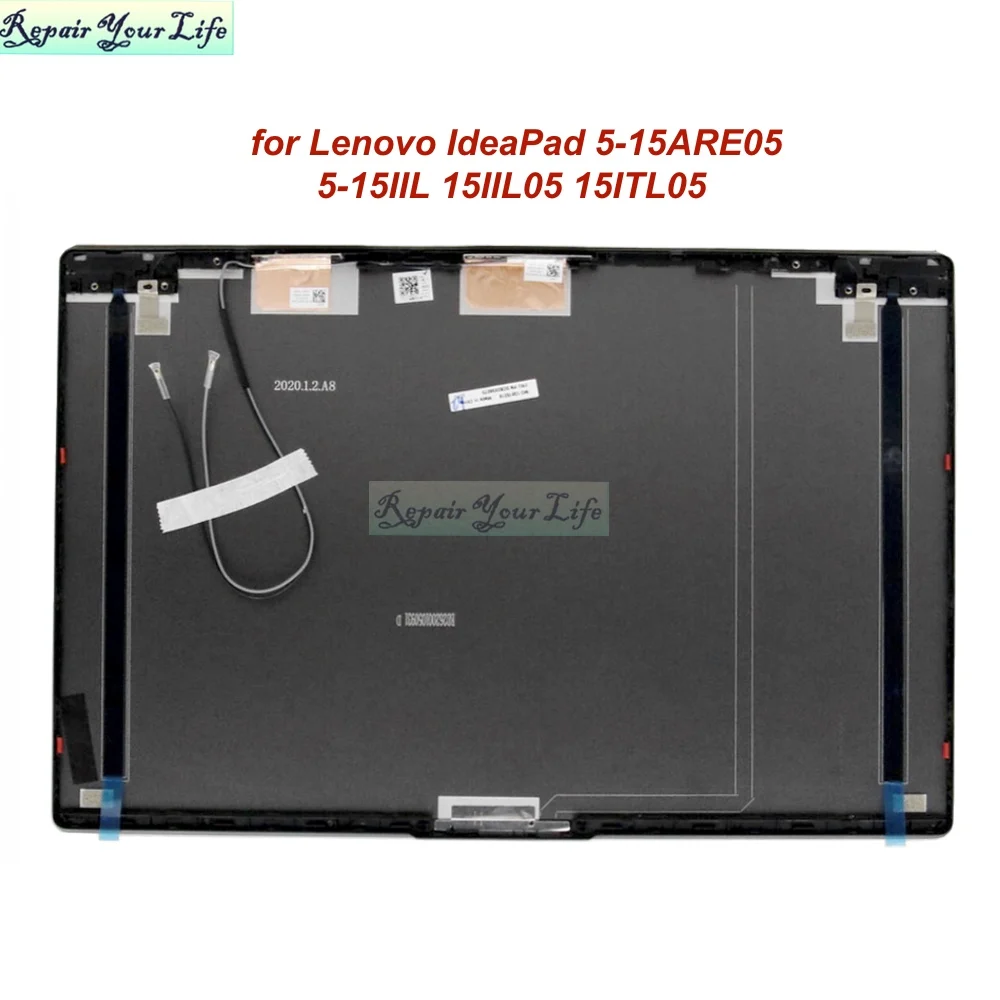 Genuine Parts for Lenovo ideapad 5-15IIL05 5-15ITL05 top lid LCD Back Cover 5CB0X56073 Gray 