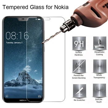 Перейти на Алиэкспресс и купить Закаленное стекло для Nokia 3.1A 3.1C 3,2 3,1 Plus жесткая Защитная пленка для Nokia 4,2 4 3 2 1 Plus 2,1 защитное стекло