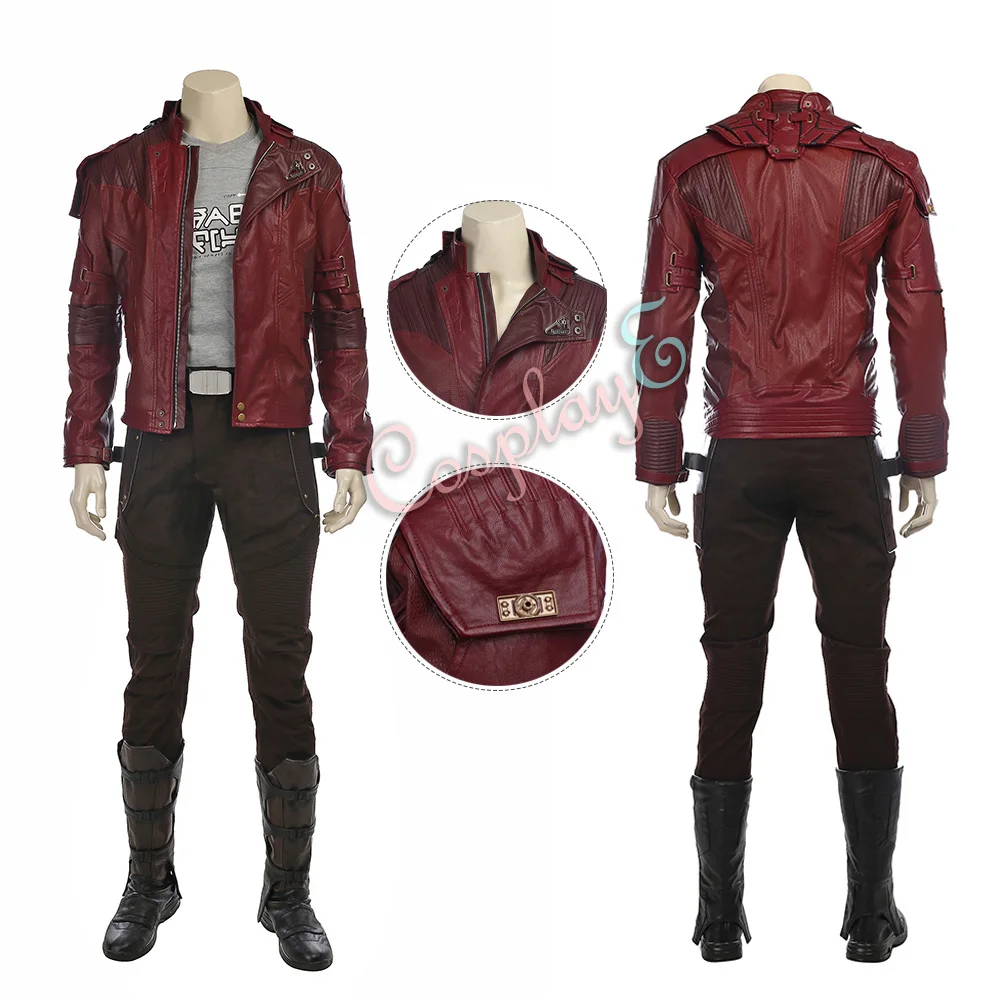 

Star Lord Costume Guardians of the Galaxy Vol. 2 Cosplay Peter Quill Full Set Jacket