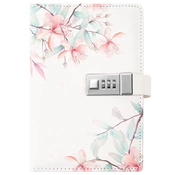 

Quality Notepad Sub-Notebook Diary with Lock Hand Book Password Lock Notebook Travel Planner Journal Student Girl Code Lock Note
