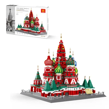 

3213Pcs World Famous Architecture Building Block Model Saint Basil'S Cathedral Bricks Toy Small Particles Toy For Children Toys