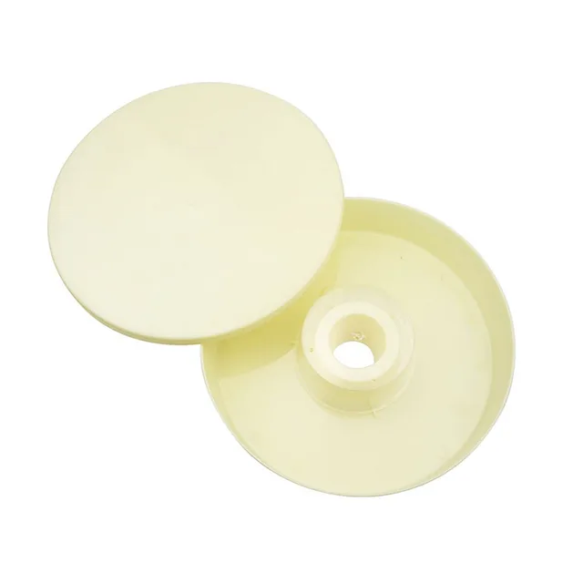 1 Dcs Kerek Felső Adagolók Vízi Méhkas Méh Apikultúra Szerszámok Műanyag Tartós És Könnyen Táplálható Méhek Bézs - Image 3