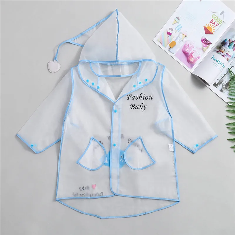 Children's waterproof raincoat Boys Girls Kids Hooded Raincoat Waterproof Jackets Toddler Baby Cartoon Tops #4S18 (15)