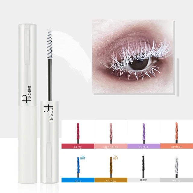 Mascara Blanc Cils Apprêt Longue Durée Réglage Mascara Frisé Maquillage Des  Yeux Imperméable - Temu France