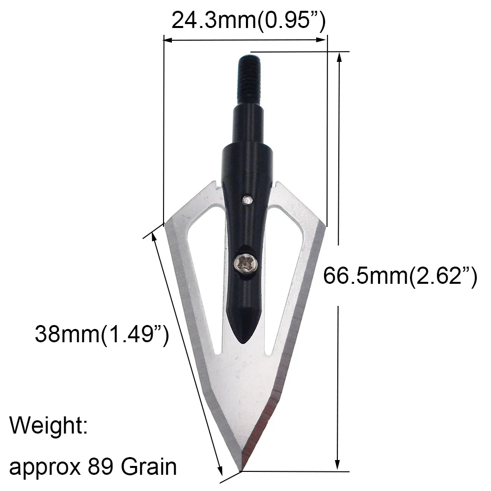 3 шт. стрельба из лука броудхедов охотничьи наконечники стрел 2 фиксированные лезвия советы по пунктам 3 цвета