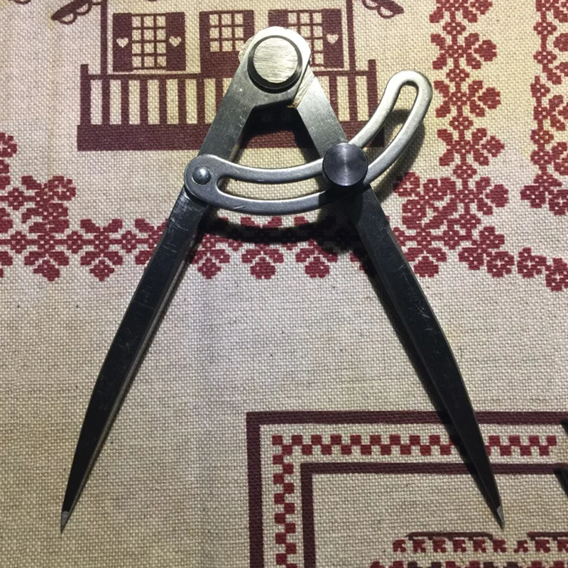 Leather Craft Making Rotating Tool Wing Divider Spacing Compasses Edge Creaser Furniture DIY Home Sewing Handmade Tool