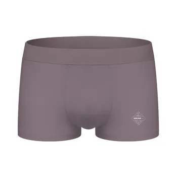 

Men's Cotton Sweat-absorbent Breathable Sexy Boxer Pants Solid Color Wide Belt Ultra-thin Home Panties