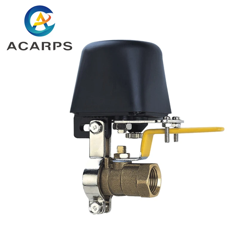 1/2" 3/4" Gas Pipeline Manipulator Valve Ball Valve For Gas Water Shutoff Cut Off Butterfly DC12V smart water gas valve