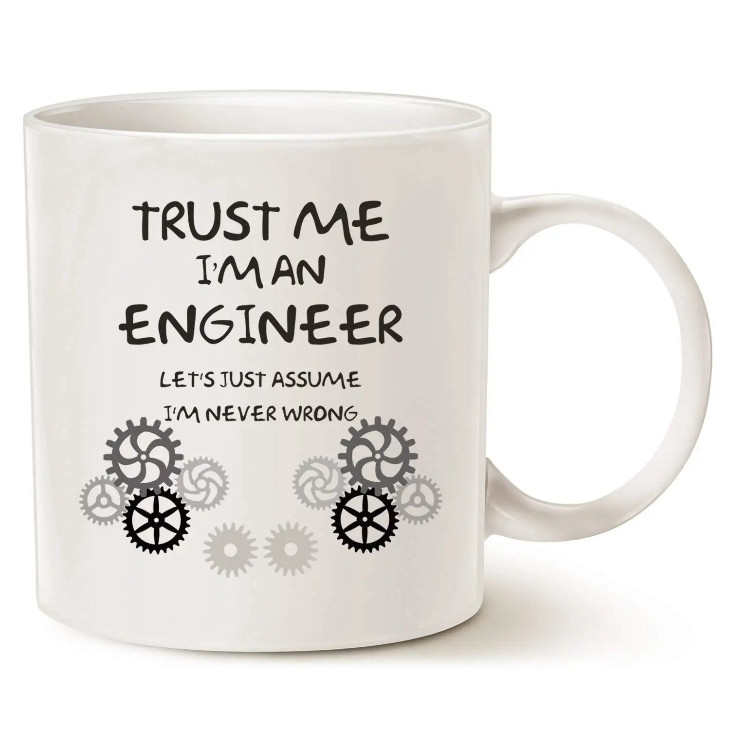 

Funny Engineer Coffee Mug Christmas Gifts Trust Me I'm An Engineer Ceramic Cup