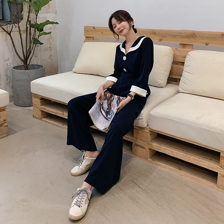 Women New Three-quarter Sleeve Wide Leg Pants Jumpsuits Loose Casual Straight Trouser Overalls Rompers Womens Jumpsuit 2020 Women New Three-quarter Sleeve Wide Leg Pants Jumpsuits Loose Casual Straight Trouser Overalls Rompers Womens Jumpsuit 2020