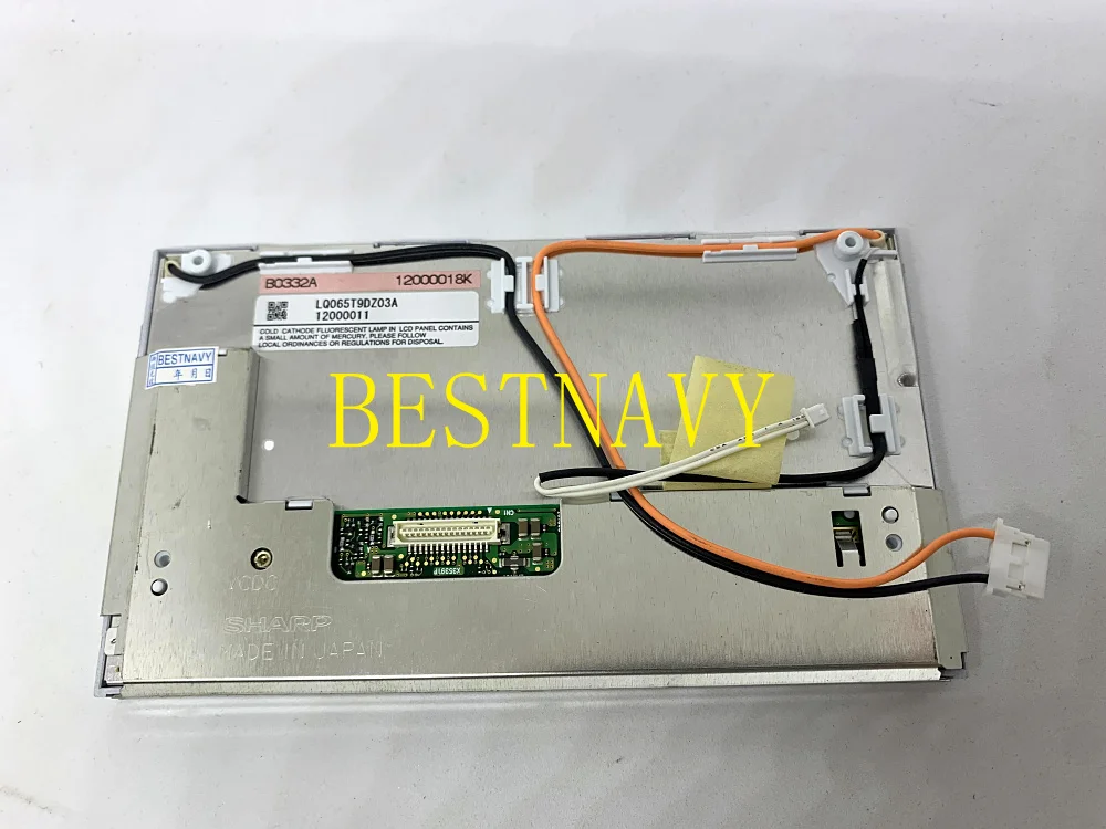 무료 배송 자동차 네비게이션 LCD 디스플레이 화면 6.5인치 LQ065T9DZ03 X5 750 차량용 GPS 네비게이션 시스템용 LCD 패널