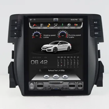 

CHOGATH 10.4 ''android 7.1 Vertical Screen system 2+32G Car Radio GPS Multimedia Stereo for Honda Civic 2016 2017 with Maps