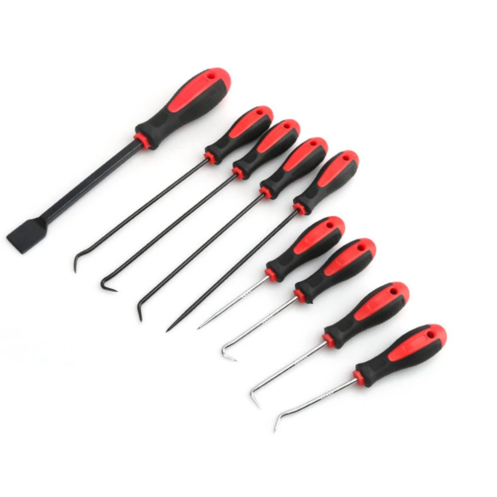 

9pcs Set Car Repair Pick & Hook Set O Ring Oil Seal Pullers Remover Equipment
