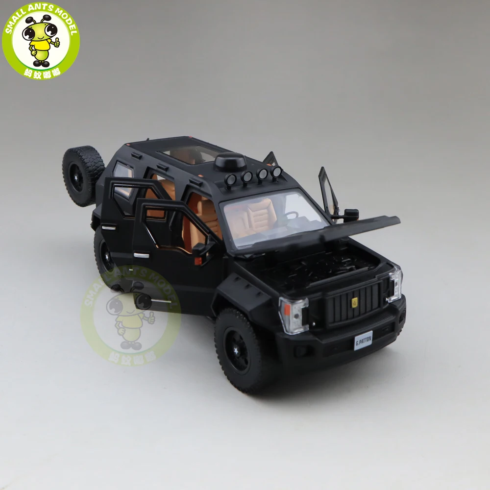 1/32 г. PATTON SUV Грузовик литая модель автомобиля игрушка джип для детей Детское звуковое освещение Вытяните назад Подарки