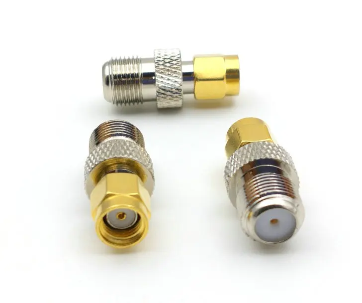 50pcs-100PCS copper F Type Female Jack to RP-SMA Male Plug Center RF Coaxial Connector afbeelding