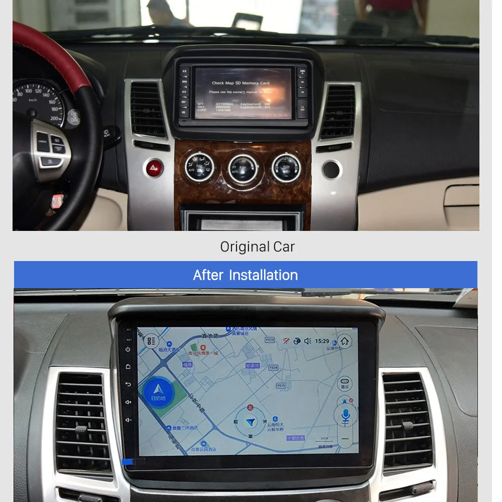 4G LTE Android 8 1 для MITSUBISHI PAJERO Sport/L200/2006 + Triton/2008 Мультимедиа стерео автомобильный dvd