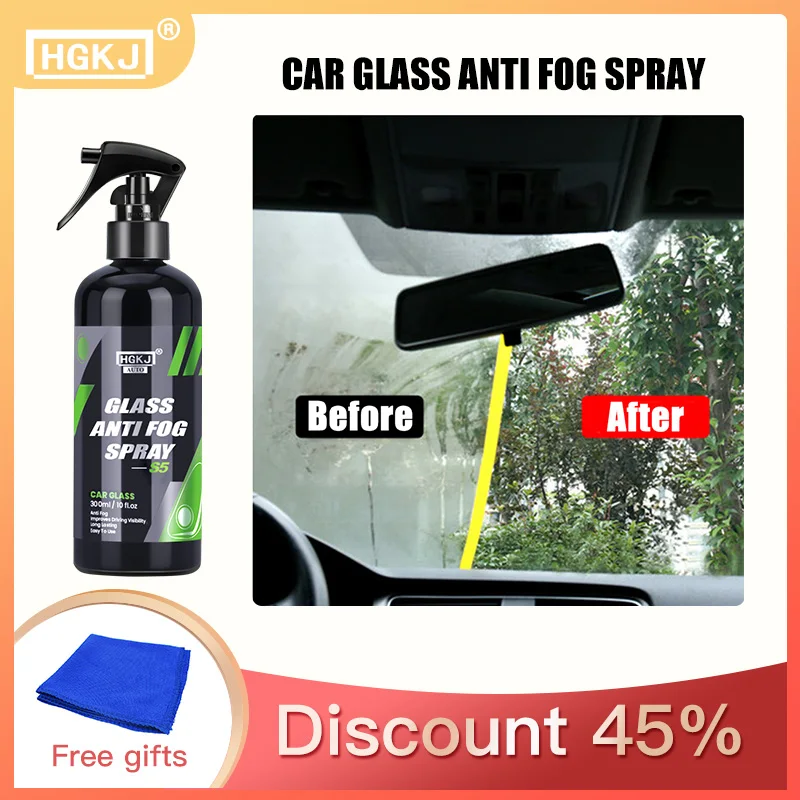 300ML HGKJ Anti-fog Spray Anti-fogging Agent for Automobile Glass Automotive Interior Accessories S5 |