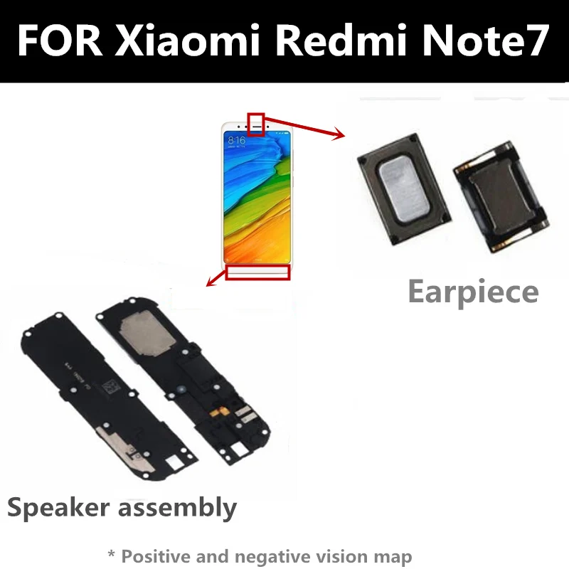 

FOR Xiaomi redmi note7 NOTE 7 Loudspeaker composition Front Earpiece Ear piece Speaker earpiece